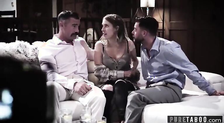 PURE TABOO Cadence Tricked Into Revenge Triplet with Strangers!