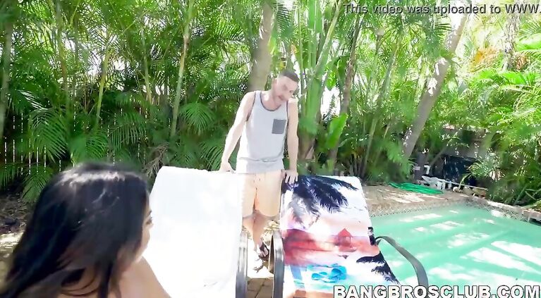 Chesty latina with a huge butt is in constant craving for cock
