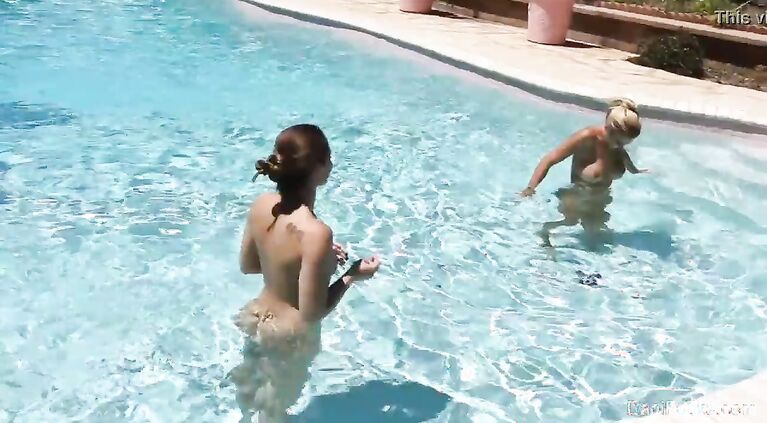 Pool Go-Pro Fun With Dani Daniels