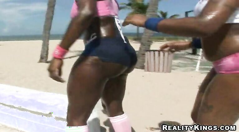 We oiled them up and got a tease of a show.